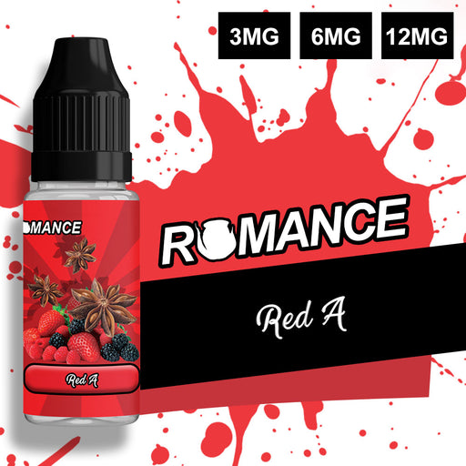 Romance Red A 10ml e-liquid 50/50 Vg/Pg