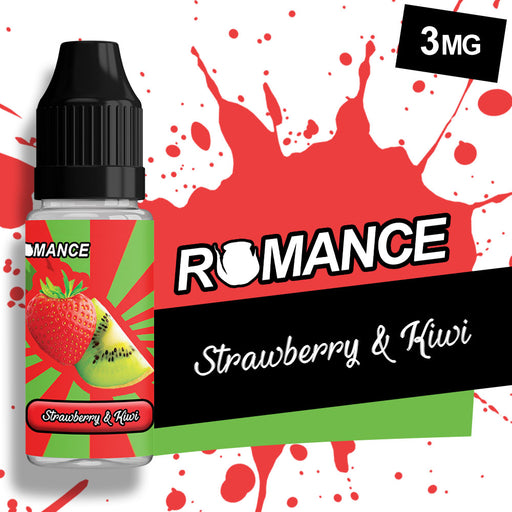 Romance Strawberry Kiwi 10ml e-liquid 50/50 Vg/Pg