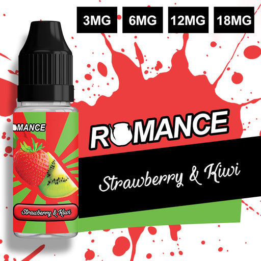Romance Strawberry Kiwi 10ml e-liquid 50/50 Vg/Pg