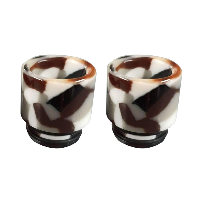 810 Drip Tips Pack of 2 Brown White