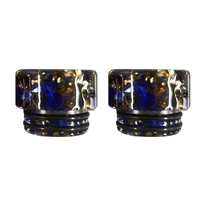 810 Drip Tips Pack of 2 Blue Sparkly