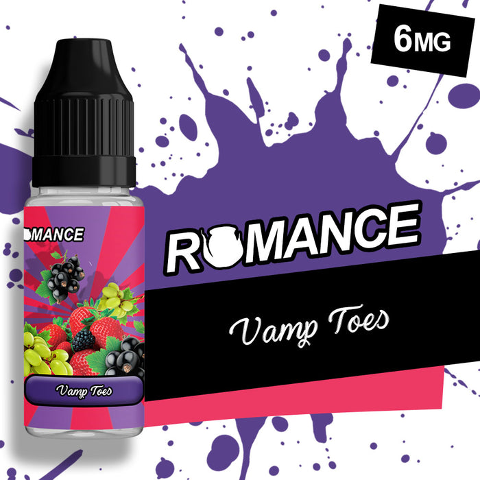 Romance Vamp Toes 10ml e-liquid 50/50 Vg/Pg
