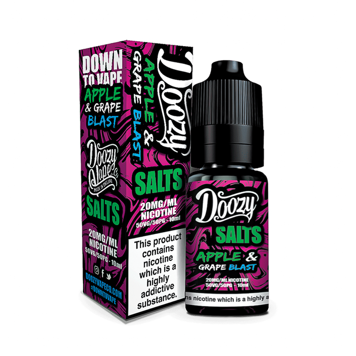 Doozy Salts Apple & Grape Blast Nic Salt E-Liquid 10ml