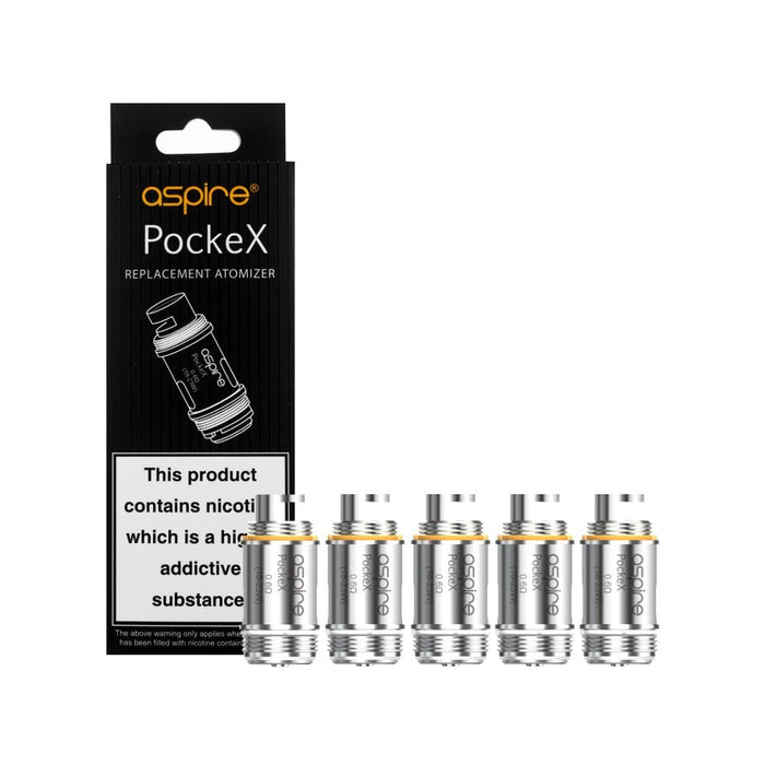 Aspire PockeX Coils, Pack of 5 just 8.99! Aspire PockeX Coils, Pack of 5 just 8.99!