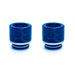 810 Drip Tips Pack of 2 Silver Mesh