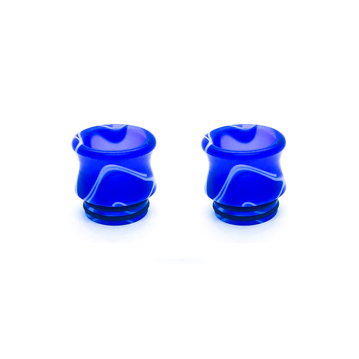 810 Drip Tips Pack of 2 Blue Swirl