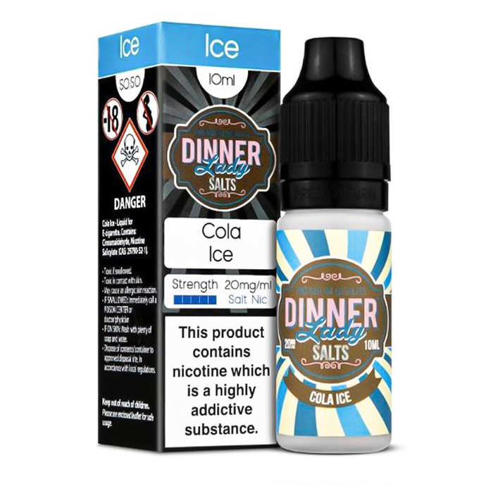 Dinner Lady Cola Ice Nic Salt E-Liquid 10ml