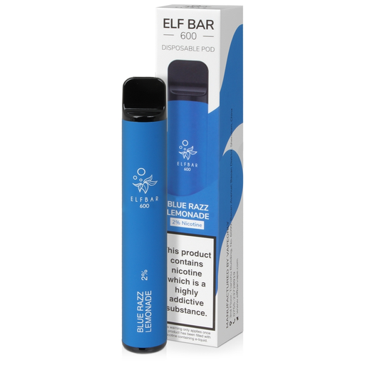 Elf Bar 600 Blue Razz Lemonade Disposable Vape