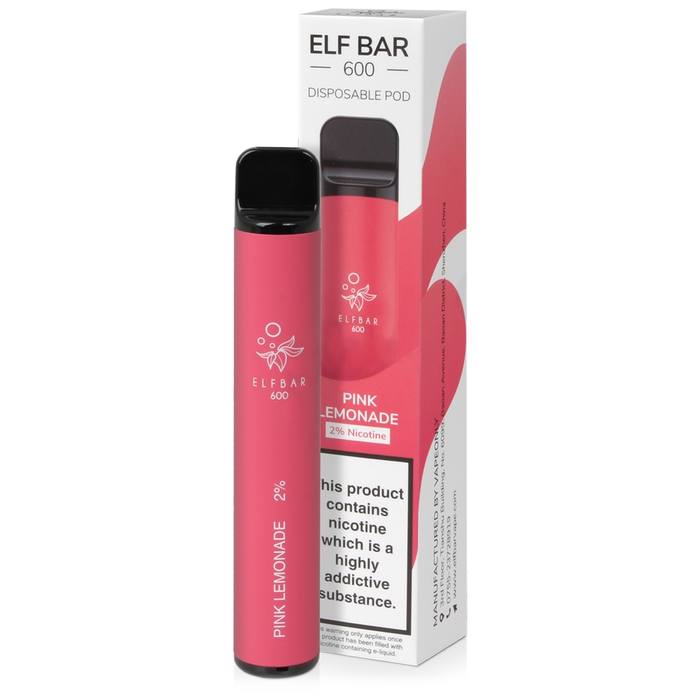 Elf Bar 600 Pink Lemonade Disposable Vape