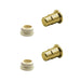 Gold Insulated Replacement Ring and Connector - Pack of 2 - WizVape | 3 for 20 100ml Shortfill Offer