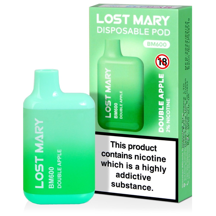 Lost Mary BM600 Double Apple Disposable Vape