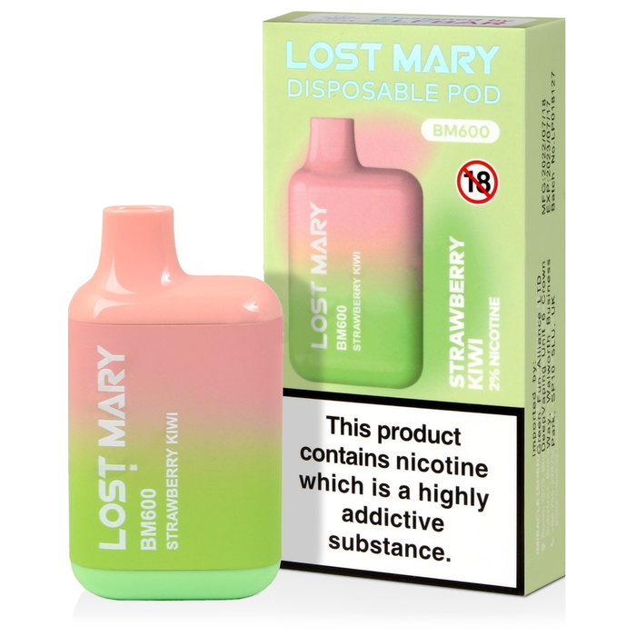 Lost Mary BM600 Strawberry Kiwi Disposable Vape
