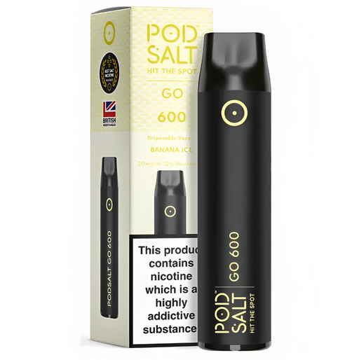 Pod Salt GO 600 Banana Ice Disposable Vape