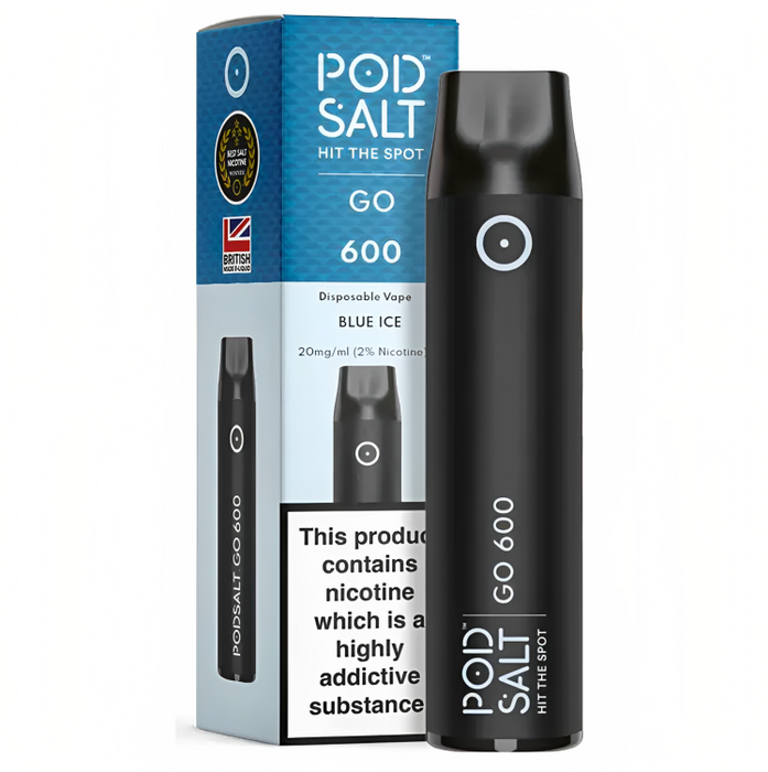 Pod Salt GO 600 Blue Ice Disposable Vape