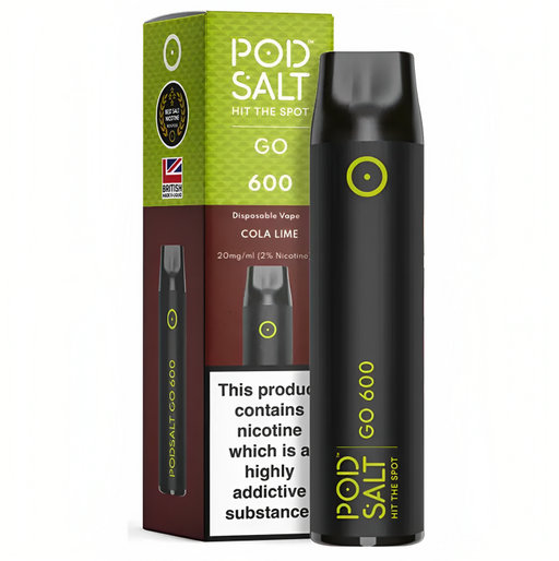 Pod Salt GO 600 Cola Lime Disposable Vape