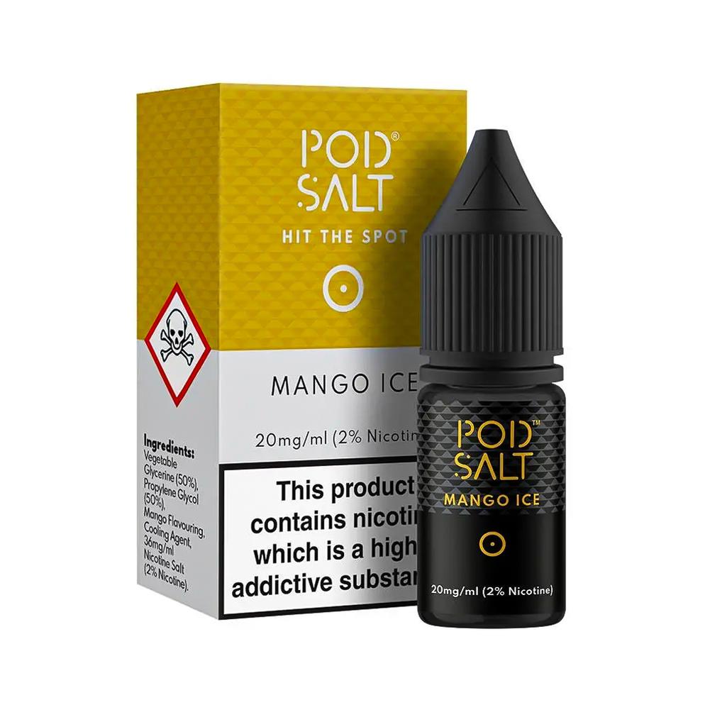 Pod Salt Mango Ice Nic Salt ELiquid 5 For £11