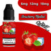 Strawberry Menthol 10ml e liquid by QuitterZ