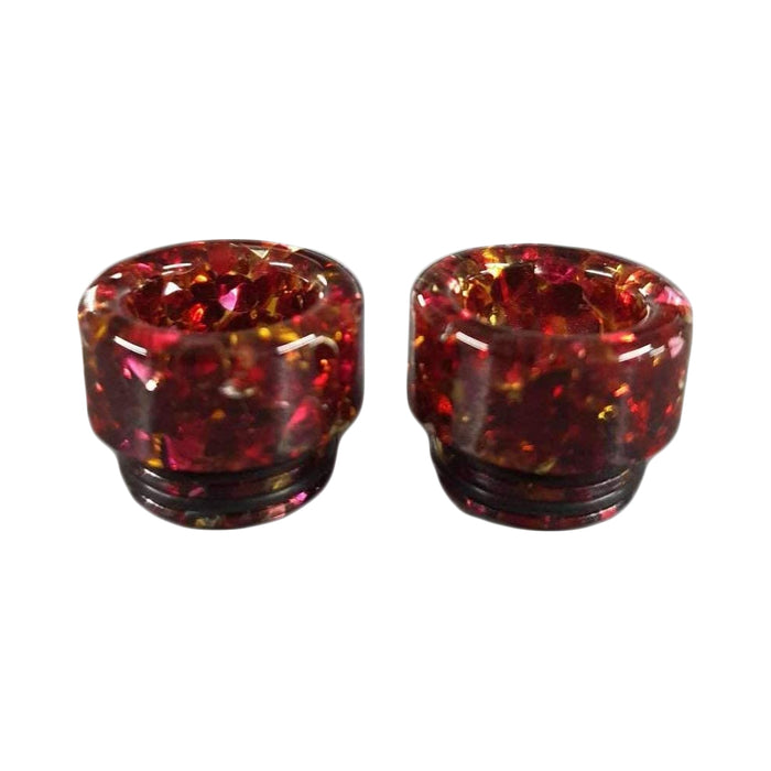 810 Drip Tips Pack of 2 Red Sparkly