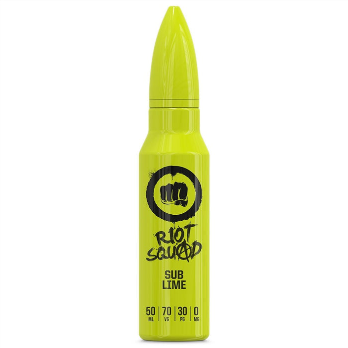Riot Squad Sub Lime 50ml Shortfill e-liquid