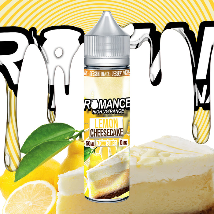 Romance Lemon Cheesecake 50ml Shortfill e-liquid 70/30 Vg/Pg