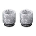 810 Drip Tips Pack of 2 Silver