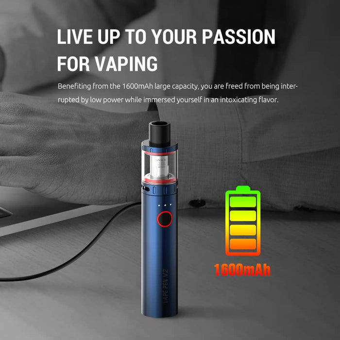 Smok Vape Pen V2 Starter Kit 1600mAh Battery Life